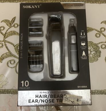 Üz makiyajı: SOKANY SH-666A 2‑in‑1 Baxım Dəsti – 10 hissəli Xüsusiyyətlər: - Saç