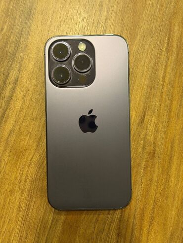 телефон флай 1: IPhone 14 Pro, 256 ГБ, Deep Purple, Отпечаток пальца, Беспроводная зарядка, Face ID