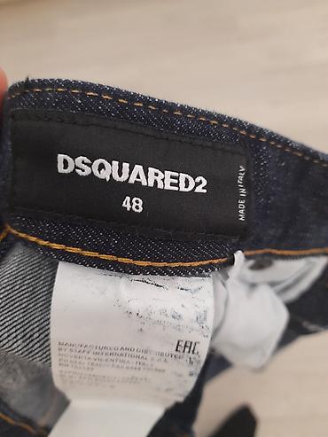 dsquared2: DSQUARED2 “Skater Jean” kişi cins şalvarı.70manata alınıb etiketi — 8