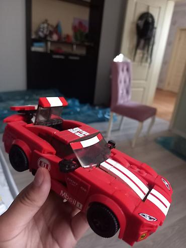 lego china konstruktorları: LEGO tərzində yığılan Porsche yarış avtomobili modeli. Oyuncaq qara və — 6