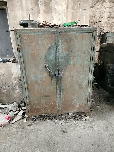 2el dolablar: Metall şkaf – ikiqat qapılı, kilidli - Material: qalın metal — 2