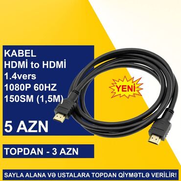 Digər kompüter aksesuarları: HDMİ Kabellər SAYLA ALANA VƏ USTALARA TOPDAN QİYMƏTLƏ VERİLİR! ⭐Type-C — 11
