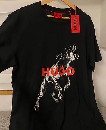 Muška odeća: HUGO muška majica kratkih rukava - Model: crna T-shirt sa okruglim — 1