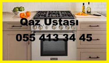 Bıçaqlar: Qaz Ustası. Qaz Xətlərin çəkilişi. Qaz Yoxlanışı. Qaz Plitə Soba
