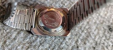 Digər əntiq əşyalar: Məhsul: Antik kolleksiya dəsti - Mexaniki qol saatı: ORIENT markalı — 2