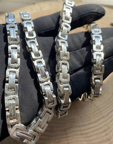 Серебряные цепочки: Цепочка, Проба 925, Унисекс, Новый — 4