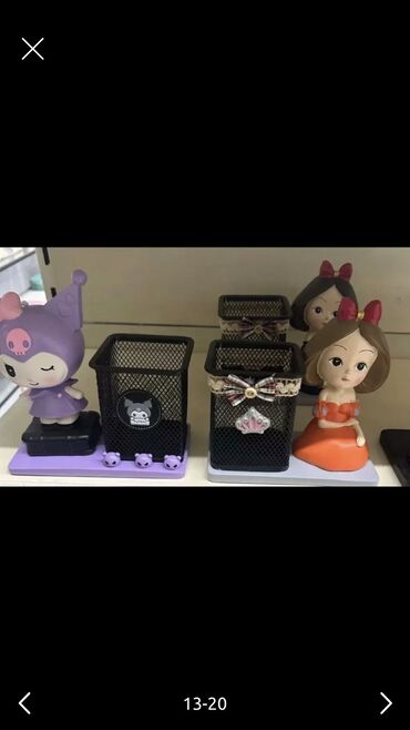 Masaüstü dəstlər: Qələm qabları satılır.Çeşidlər çoxdur. Spiderman,MickeyMouse,Hardman — 12