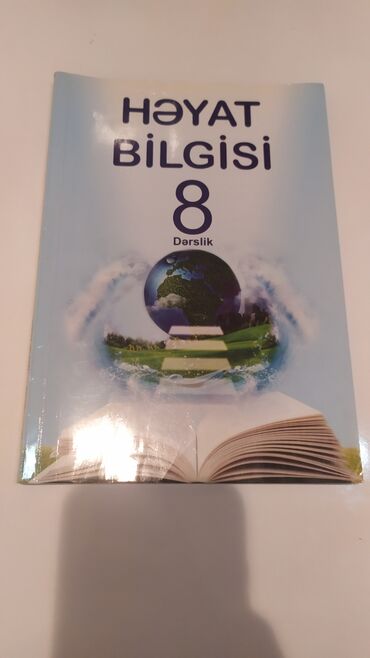 Kitablar, jurnallar, CD, DVD: Həyat Bilgisi dərslik 8 ci sinif 
2017 ci il
Qiymət: 1 manat