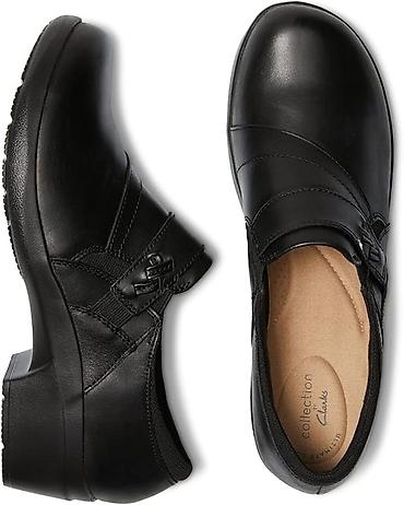 Туфли: Женские туфли Clarks Collection, чёрные Удобные закрытые туфли в — 1