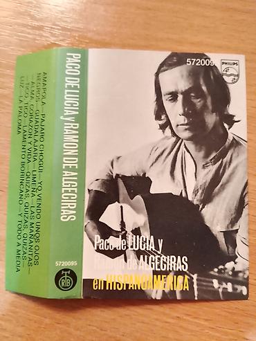 Audio kaseta: Paco de Lucía y Ramón de Algeciras – “En Hispanoamérica”