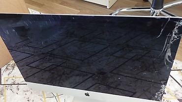 Masaüstü kompüterlər və iş stansiyaları: Apple İmac 27 (2017 model) Yeganə problemi, ekranın qırıq olmasıdır! — 3