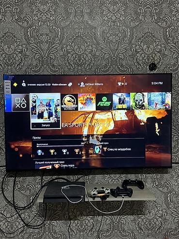 PlayStation 4 Slim 500 ГБ 3шт Джойстик 13шт Телевизор от Samsung 55 — 1