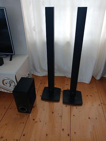 ucuz bluetooth qulaqliq: LG Ev Teatrı sistemi – 5.1 kanallı qüllə tipli akustika və subwoofer — 5