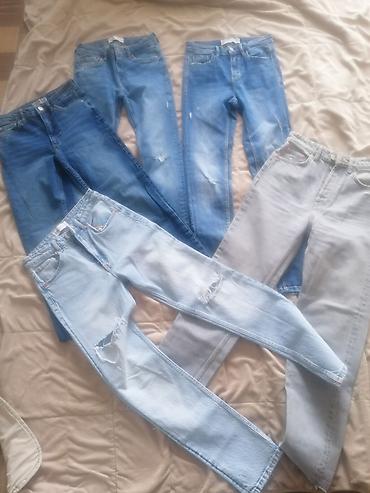 balari odela: 5 farmerki lot, 3 zara i 1 denim xxs i stradivarius xs34 al odg xxs — 4