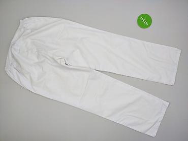 white jeans: Spodnie materiałowe damskie, rozmiar 3XL — 3