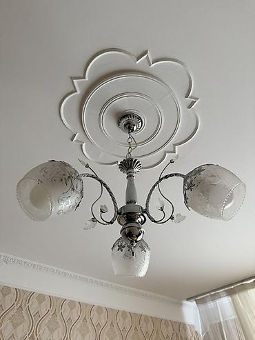 İşıqlandırma: Çılçıraq, 3 lampa, Metal — 1