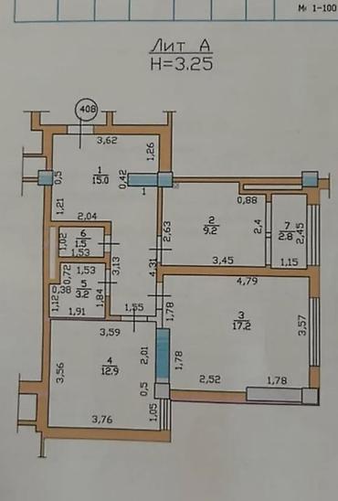 Продажа квартир: 2 комнаты, 64 м², Джал-15 Элитка, 4 этаж, Свежий ремонт — 8