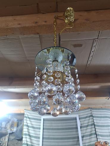 bitgi işığı: Çılçıraq, 1 lampa, Xrustal — 3