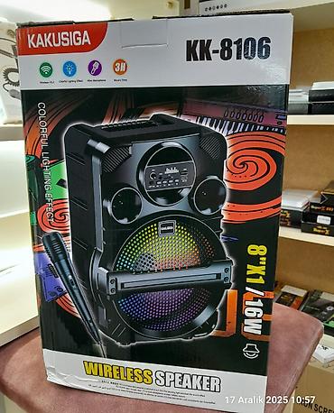 elg kalonka: Kakusiga KK-8106 portativ səs sistemi - Wireless Speaker – Bluetooth — 1