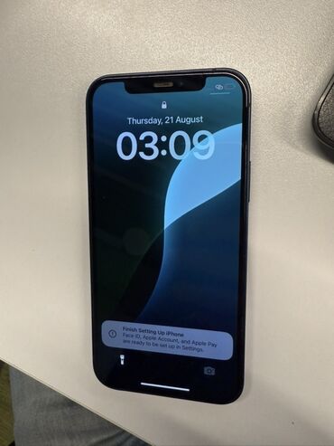 iphone 12 ikinci el qiymeti: IPhone 12, 128 ГБ, Pacific Blue, Face ID, С документами