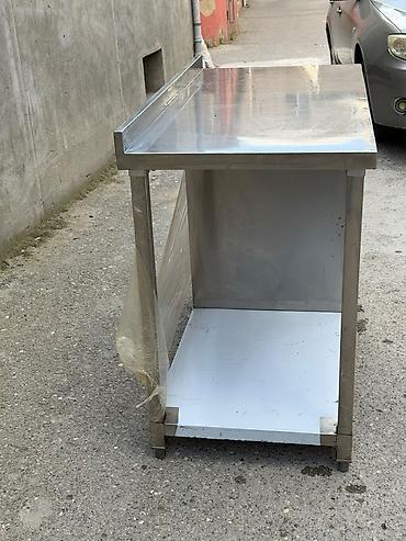 Paslanmayan poladdan peşəkar mətbəx iş masasının komplekti - — 8