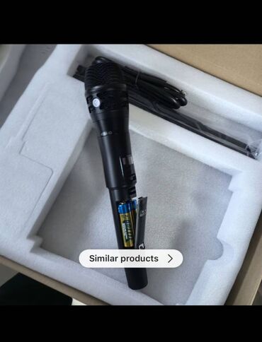 Mikrofonlar: Yeni Radio, Simsiz (Bluetooth) Mikrofon Shure, Ünvandan götürmə — 3