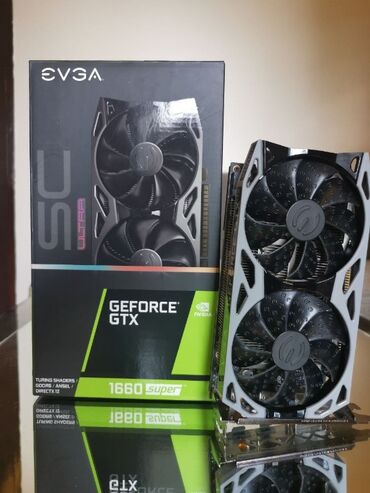 kompüterlərin qiyməti: Видеокарта EVGA GeForce GTX 1660 Super, 6 ГБ, Б/у