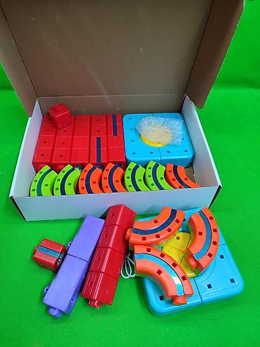 Игрушки: Поезд на магнитной дороге игрушка детская🚅 Комплектация товара — 6