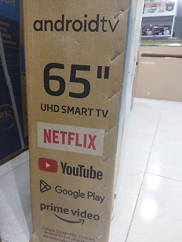 165: Yeni Televizor Beko LED ekran 65" 4K (3840x2160), Pulsuz çatdırılma — 2