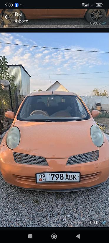 Nissan Micra: 2003 г., 1 л, Автомат, Бензин, Хетчбек