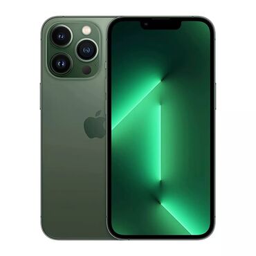 Apple iPhone: IPhone 13 Pro Max, Б/у, 256 ГБ, Alpine Green, Зарядное устройство, Защитное стекло, Чехол, 86 %