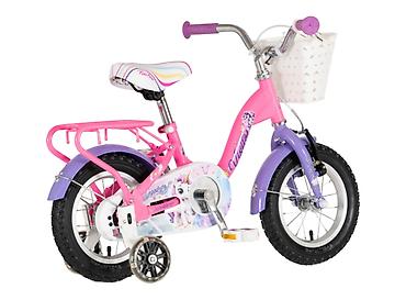 pedale: Bicikl kids Visitor Unicorn 12" V-brake + kontra, 95–115 cm (12") — 3