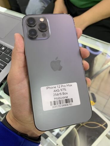 бишкек айфон 13 про макс: IPhone 12 Pro Max, Б/у, 256 ГБ, 97 %