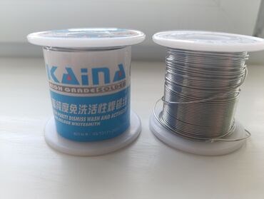 led лента: Паяльная проволока KAINA на катушке - Сплав: 63/37 (олово/свинец) —