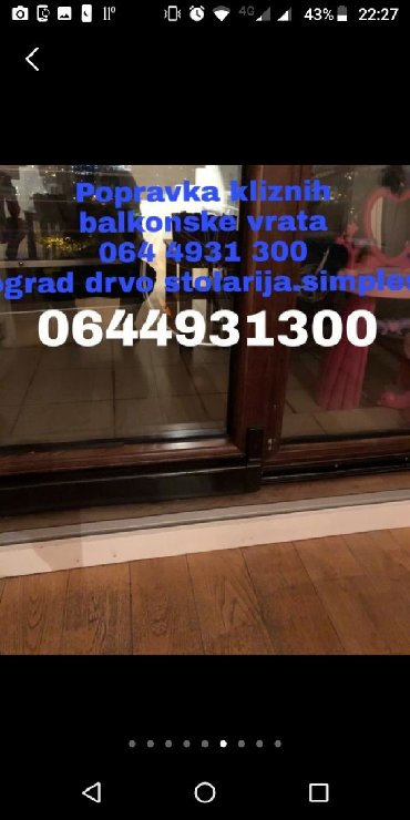 zena za pomoc u kuci nis: Popravka drvenih prozora i vrata Balkon vrata Svih kvarova drvene