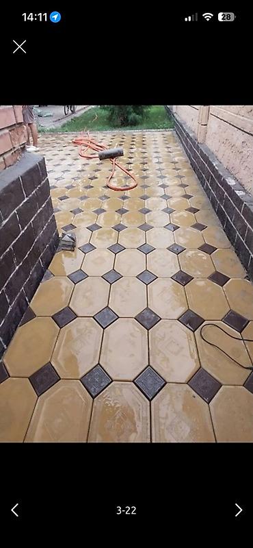 Укладка плитки: Тротуарная плитка и укладка - Типы работ: мощение дворов, дорожек — 17