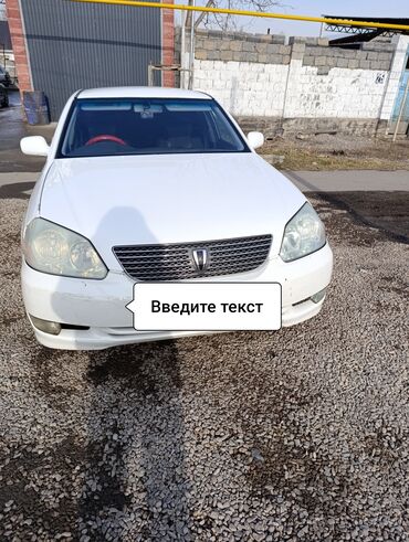 аренда авто с выкупом: Toyota Mark II: 2000 г., 2.5 л, Автомат, Бензин, Седан