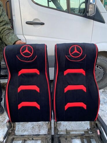 чехлы на бус: Чехолдор Велюр, түсү - Кара, Mercedes-Benz, Жаңы, Өзү алып кетүү, Акылуу жеткирүү