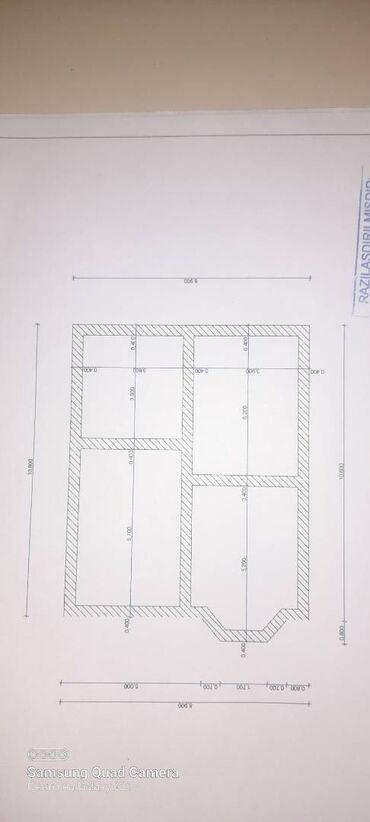 sumqayitda 1 otaqli evlerin satisi: 4 otaqlı, 200 kv. m, Orta təmir