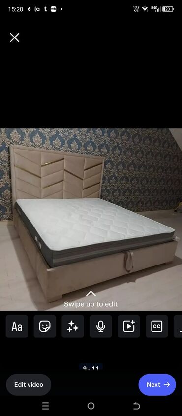 Çarpayılar: İkinəfərlik çarpayı, Bazasız, Matrassız, Siyirməsiz — 16