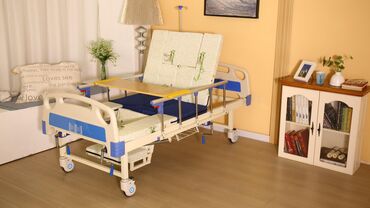 Медицинская мебель: Многофункциональная кровать с туалетом и матрасом, новые 24/7 доставка — 2