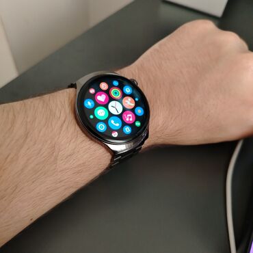 часы на телефон fly: İşlənmiş, Smart saat, Sensor ekran, rəng - Qara