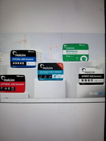 Digər quru inşaat materialları: Holcim sementleri 300,400,500-6.85 Kafel yapisdiricilari tector — 21