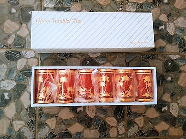 paketlər: Glass Tumbler Set - Made in Japan 🇯🇵 Badələr yapon istehsalıdır 6 — 4