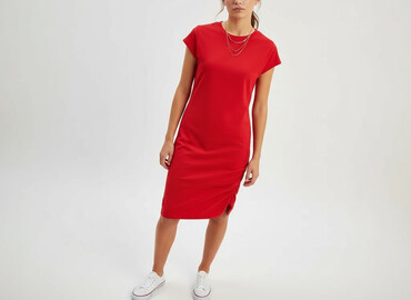 czerwona sukienka stradivarius: Sinsay, Women`s dress, size L (EU 40)