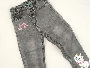 spodnie baggy: Spodnie jeansowe, Disney, 2-3 lat, 92/98, stan - Idealny