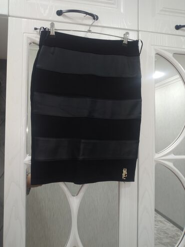 женские юбки с бахромой: S (EU 36), цвет - Черный