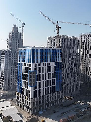 ansari bishkek: 2 комнаты, 85000 м², Элитка, 12 этаж, ПСО (под самоотделку) — 2