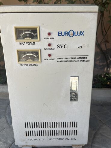 Лампочки: 10 kva tənzimləyici işləkdir