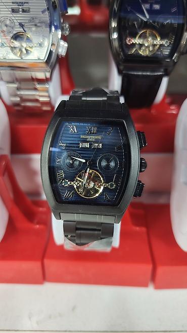 Aksesuarlar: Patek Philippe tərzində kişi qol saatı - Korpus: tonneau — 4